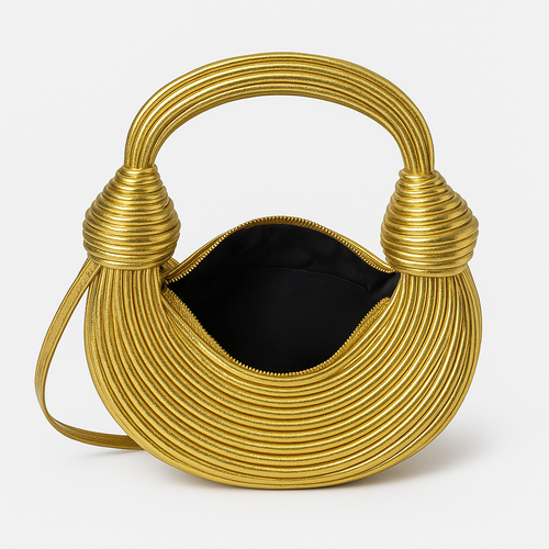 Borsa Scultura Effetto Oro – Edizione Limitata